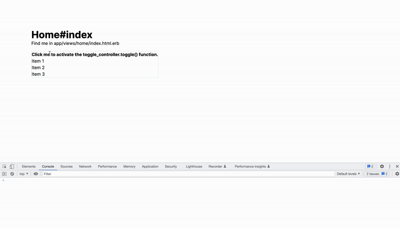 The Toggle Stimulus controller we'll be building today for our Ruby on Rails app